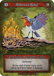 Arthurian Legends - Redbreast Robin - Foil