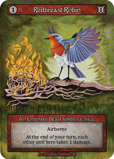Arthurian Legends - Redbreast Robin - Foil