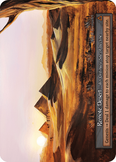 Alpha - Remote Desert - Foil
