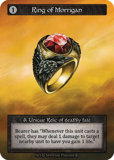 Arthurian Legends - Ring of Morrigan - Foil