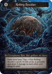 Alpha - Rolling Boulder - Foil