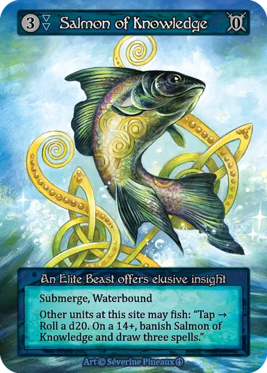 Arthurian Legends - Salmon of Knowledge - Non-Foil