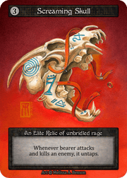 Alpha - Screaming Skull - Foil