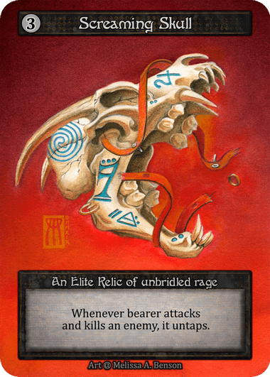 Alpha - Screaming Skull - Foil