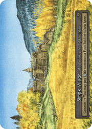 Alpha - Simple Village - Foil