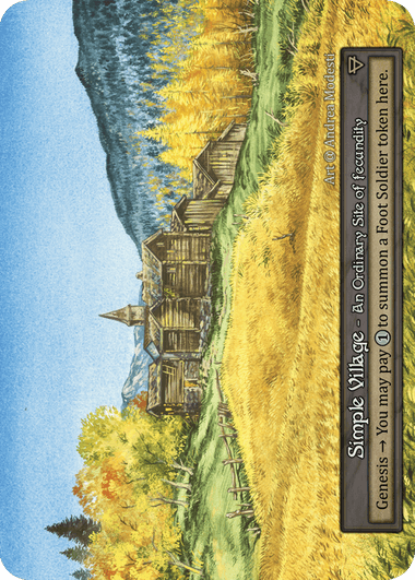 Simple Village - Alpha / Non-Foil