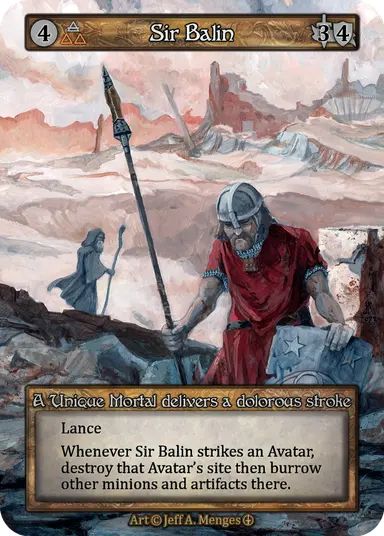 Arthurian Legends - Sir Balin - Foil