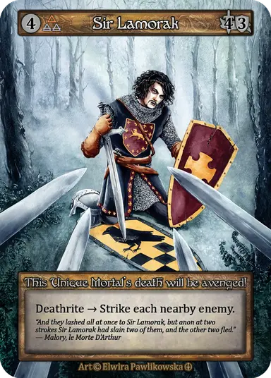 Arthurian Legends - Sir Lamorak - Foil
