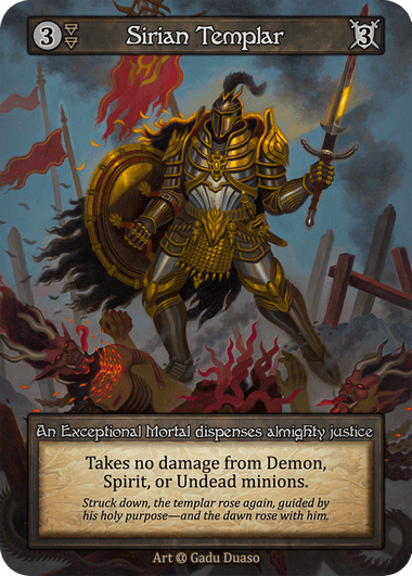 Beta - Sirian Templar - Non-Foil
