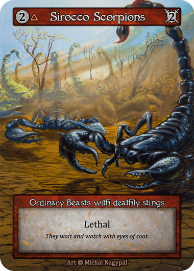 Alpha - Sirocco Scorpions - Foil