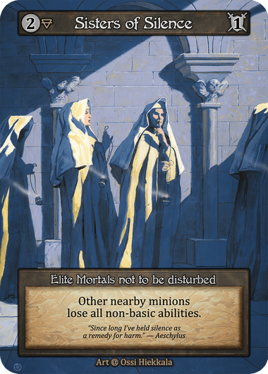 Sisters of Silence - Beta / Foil