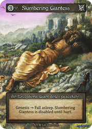 Alpha - Slumbering Giantess - Foil