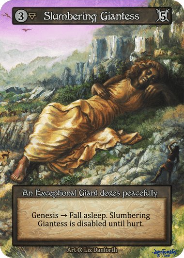 Alpha - Slumbering Giantess - Foil