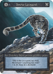 Beta - Snow Leopard - Non-Foil