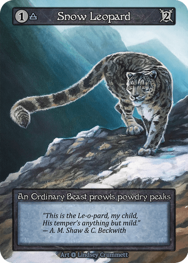 Beta - Snow Leopard - Non-Foil