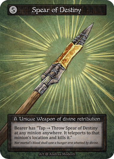 Spear of Destiny - Beta / Non-Foil
