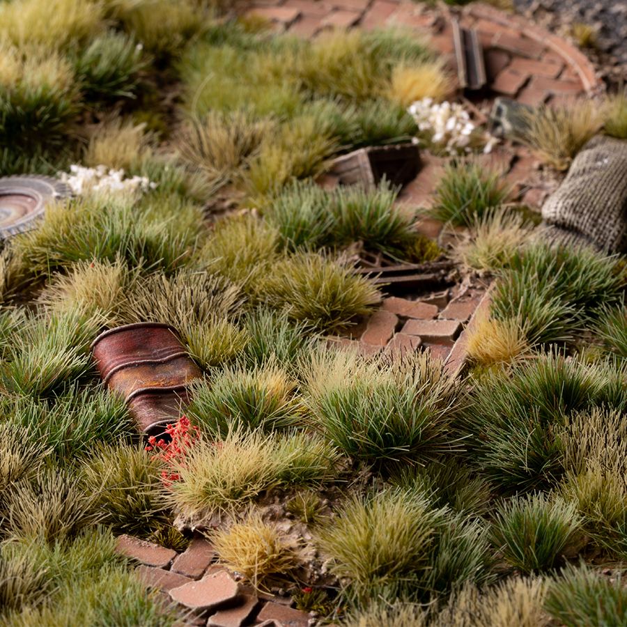 Gamers Grass: Grass Tufts 2-6mm - Strong Green 6mm