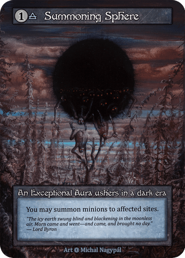 Summoning Sphere - Beta / Non-Foil