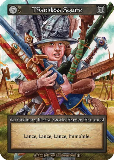 Arthurian Legends - Thankless Squire - Non-Foil