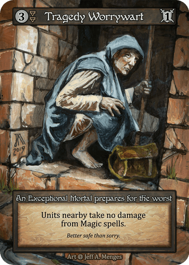Beta - Tragedy Worrywart - Foil
