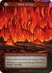 Alpha - Wall of Fire - Foil