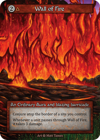 Alpha - Wall of Fire - Foil