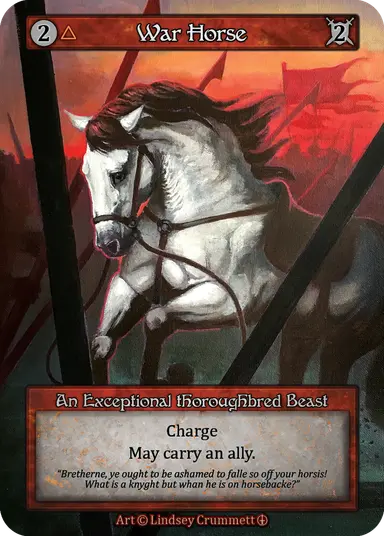 Arthurian Legends - War Horse - Foil