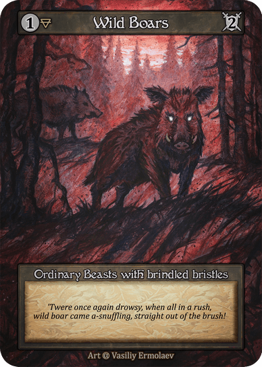 Wild Boars - Beta / Foil