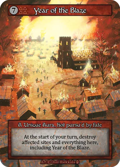 Year of the Blaze - Foil