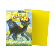 Dragon Shield Matte Dual Yellow & Silver