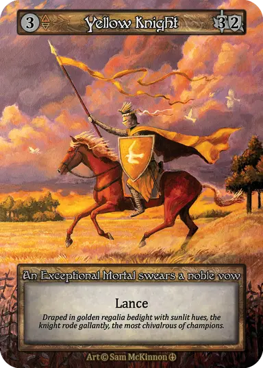 Arthurian Legends - Yellow Knight - Foil